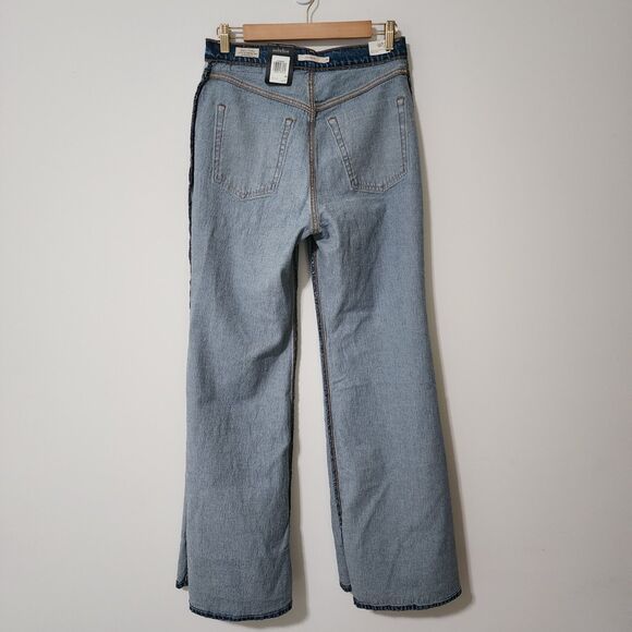 NWT $98 Levi's Womens Ribcage Bell Wide Leg Super High Rise Jeans Blue Sz 29/32 - Picture 4 of 14